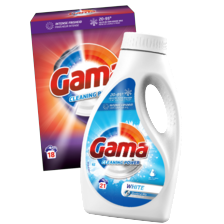 Gama wasmiddel